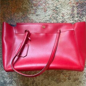 Tory Burch Red Robinson Tote